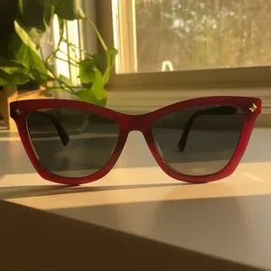 MCM | Accessories | Mcm Burgundy Cat Eye Sunglasses | Poshmark display picture 1